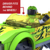 Includes 1 poseable 2-inch (5 cm) micro action figure that fits in driver's seat