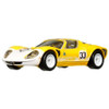 The '69 Alfa Romeo 33 Stradale features a yellow and white racing deco.