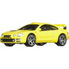 This 1995 Toyota Celica GT-Four is finished in bright yellow with a black interior.
