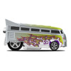 Volkswagen T1 Drag Bus is approximately 1:64 scale and around 8 cm in length.