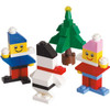 Create a winter wonderland that will never melt with LEGO holiday building sets! Build the snowman complete with a hat and scarf! Includes boy and girl figures, along with a holiday tree!
