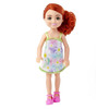 This 5.25-inch (13.5 cm) doll is super-cute in a floral print dress. Pink shoes complete her look.

