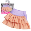 Barbie Fashions - Lilac & Peach Ruffle Skirt