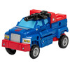 Transformers action figure converts from robot toy to truck toy in 12 steps.