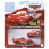 Disney Pixar Cars: LIGHTNING McQUEEN WITH RUSTEZE SIGN 1:55 Scale Die-Cast Vehicle in packaging.