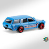 Approximately 1:64 scale, the '71 Datsun Bluebird 510 Wagon measures around 2.8-inches long.
