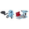 Transformers Premier Edition Deluxe Autobot Sqweeks figure converts in 19 steps.