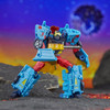Transformers figures feature articulated heads, arms, and legs for action poses. Transformers figures feature articulated heads, arms, and legs for action poses.