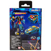 Transformers Legacy United Deluxe Class Cybertron Universe HOT SHOT Action Figure in packaging - Back of box. Transformers Legacy United Deluxe Class Cybertron Universe HOT SHOT Action Figure in packaging - Back of box.