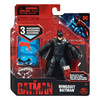 The Batman Movie Series WINGSUIT BATMAN 4-inch Action Figure with 3 Accessories and Mystery Card in packaging.