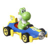 Hot Wheels Mario Kart Yoshi in Mach-8 Kart