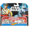 Hot Wheels Star Wars REY vs FIRST ORDER FLAMETROOPER 1:64 Scale Die-Cast Character Cars in packaging.