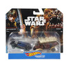 Hot Wheels Star Wars LUKE SKYWALKER (Jedi Knight) & RANCOR 1:64 Scale Die-Cast Character Cars in packaging.