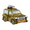 The Brawn Transformers figure converts between robot and off-road vehicle modes in 23 steps