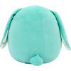 Squishmallows REGAN the Turquoise Bunny (with Floral Belly) 7.5-inch Easter Plush - Back