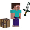Minecraft STEVE (with Crafting Table & Sword) 3.25-inch Action Figure