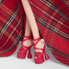 Barbie Signature Collection 2024 Holiday Barbie Fashion Doll, Seasonal Collector Gift, Blonde With Plaid Gown