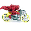 Hot Wheels BLASTOUS II Die-cast Motorcycle with Rider (Red / Yellow)