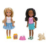 Barbie Club Chelsea PET PUPPY FEEDING TIME Doll 2-Pack