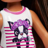 Barbie Club Chelsea Girl Doll with Dog Top