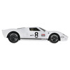 Approximately 1:64 scale, the Ford GT-40 measures around 2.9-inches long