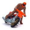 Collectible motorcycle with realistic styling and a removable rider figure