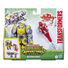 Transformers Dinobot Adventures Dinobot Defenders BUMBLEBEE and LANCE the Raptor-Bot in packaging - Front of Box