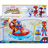 Marvel Spidey and His Amazing Friends Web-Spinners SPIDEY with HOVER SPINNER Toy Car in packaging - Front of Box