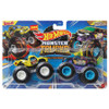 Hot Wheels Monster Trucks Demolition Doubles TOTALED vs. CRATE DANGER 1:64 Scale Vehicle 2-Pack in packaging