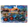 Hot Wheels Monster Trucks Demolition Doubles TIGER SHARK vs. MEGA-WREX 1:64 Scale Vehicle 2-Pack in packaging Hot Wheels Monster Trucks Demolition Doubles TIGER SHARK vs. MEGA-WREX 1:64 Scale Vehicle 2-Pack in packaging