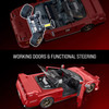 Features opening doors, pop-up headlights, functional steering, and swappable license plates for maximum authenticity