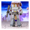 In robot mode, the Transformers action figure is around 8.25 inches (21.5 cm tall)