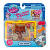 Littlest Pet Shop Series 1: #60 POMERANIAN with PINATA PARTY Pet Nook in packaging
