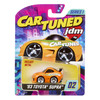 CarTuned JDM Series 1 - '93 TOYOTA SUPRA (Orange) Die-cast Vehicle in packaging