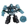 In robot mode, the Transformers action figure is approximately 14 cm (5.5 inches) tall