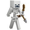 The figure has moveable joints, so Minecraft fans can pose the Skeleton for action and storytelling play!