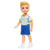 Barbie Club Chelsea - Blond Boy Doll wearing Dino Print Outfit