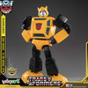 Generation 1 Style: Measuring around 16 cm (6.3 inches) tall, this Bumblebee figure's scale reflects the character's size in the world of G1 Transformers