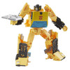 In robot mode, the Transformers action figure is 5.5 inches (14 cm) tall