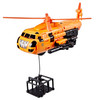 The 7.5-inch (19 cm) Sandstorm action figure converts between robot, dune buggy and helicopter modes in 19 and 32 steps