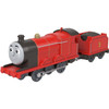 Thomas & Friends Motorized Classic JAMES Engine, Battery-Powered Toy Train & Tender