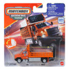 Matchbox Working Rigs - GMC 3500 Attenuator Truck (Orange) in packaging - Front