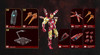 Exclusive Accessories: Includes Dorsal Wing Thruster, Energy Knife, Arm Nano Cannonball, hand flame-effect parts, and interchangeable hands. The DX Iron Man MK85 also comes with a display stand, a Nano Shield, and foot flame-effect parts.