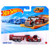 Hot Wheels Track Fleet HAULIN' CLASS (Red) 1:64 Scale Die-cast Truck in packaging