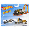 Hot Wheels Track Stars TURBO BEAST (Black / White / Gold) 1:64 Scale Die-cast Truck in packaging