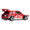Drift Box in Metalflake red, with white detailing and a black base