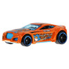 The Chirping Trickster fingerboard and Torque Twister die-cast vehicle feature a matching orange and blue deco