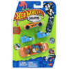 Hot Wheels Skate CHIRPING TRICKSTER Fingerboard and Skate Shoes with TORQUE TWISTER 1:64 scale Die-cast Vehicle in packaging
