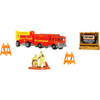 Each story pack includes 1 hero vehicle, 1 towing trailer and 3 theme-specific accessories for enhanced realism and the ultimate in push-around play