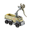 Relive the excitement and action from the Jurassic World movies with a Matchbox Jurassic World Dino Transporter!